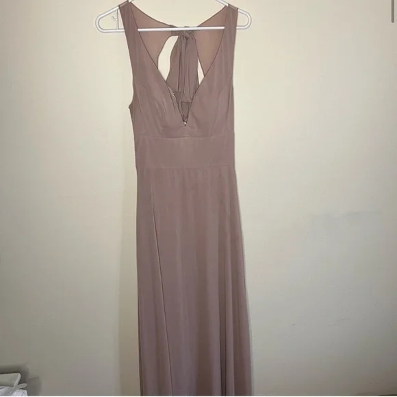 Watters & Watters Cameo (4503) Bridesmaid Dress in Mink Size 6 - Picture 2 of 15